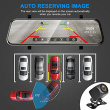 Carica l'immagine nel visualizzatore di Gallery, HALUM Telecamera per Auto da 10 pollici Touchscreen Full HD 1080P, 10