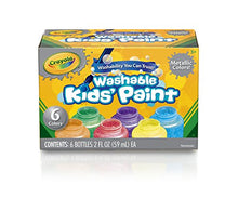 Carica l'immagine nel visualizzatore di Gallery, Crayola - Tempere Lavabili per Bambini, Colori Metallici - Ilgrandebazar