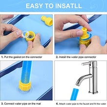 Carica l'immagine nel visualizzatore di Gallery, RIOGOO Splash Sprinkler Pad for Dogs Kids, 59" Water Play Mat Wadding Pool...