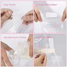 Carica l'immagine nel visualizzatore di Gallery, Sacche Contenitori per Latte Materno, pre-sterilizzate 100pcs