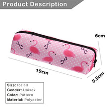 Carica l'immagine nel visualizzatore di Gallery, NUOLUX astuccio fenicotteri rosa per trucco e cancelleria studenti...