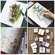 Carica l'immagine nel visualizzatore di Gallery, Pennarelli Acquarelli Colore Brush Pen Doppio 36 Pezzi con Punta 36 Colori - Ilgrandebazar
