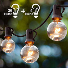 Carica l'immagine nel visualizzatore di Gallery, Catena Luminosa Esterno, 12.8M 36 G40 Lampadine Luci da Esterno 36