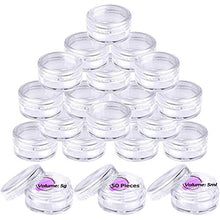 Carica l'immagine nel visualizzatore di Gallery, 50 Pezzi Contenitori Cosmetici, Contenitore Cosmetico Barattoli Plastica...