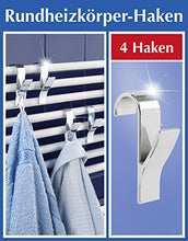 Carica l'immagine nel visualizzatore di Gallery, Wenko 81912500 Set di 4 Appendini per Termoarredo, in Plastica ABS Cromata,... - Ilgrandebazar