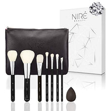 Carica l'immagine nel visualizzatore di Gallery, Niré Beauty Set Pennelli Make up: 7 Trucco Molto Argento - Ilgrandebazar