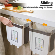 Carica l'immagine nel visualizzatore di Gallery, Vasen Pattumiera Cucina Pieghevole Sospesa per Credenza 8L