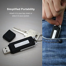 Carica l'immagine nel visualizzatore di Gallery, SMARTEX | Mini Registratore Vocale 8GB / 150 ore USB Audio - microfono Spia...