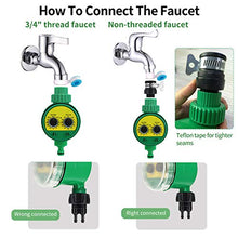 Carica l'immagine nel visualizzatore di Gallery, king do way 25M Kit per Irrigazione a Goccia con Timer Regolabile, Sistema...
