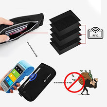 Carica l'immagine nel visualizzatore di Gallery, Marsupio da Viaggio RFID 100% Antifurto Impermeabile per smartphone 6 Nero
