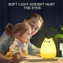 Carica l'immagine nel visualizzatore di Gallery, Luce Notturna LED , Omitium lampada per i bambini gatto di ricarica... - Ilgrandebazar