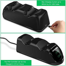 Carica l'immagine nel visualizzatore di Gallery, Ricarica Controller PS4 ,ECHTPower Docking Station e Verde&amp;Rosso LED