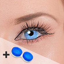 Carica l'immagine nel visualizzatore di Gallery, 2 lenti a contatto Aqua di colore azzurro chiaro, a annuali... - Ilgrandebazar