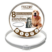 Carica l'immagine nel visualizzatore di Gallery, FRETOD Collare Antipulci per Cani e Gatti – 65cm Ajustable Collare...