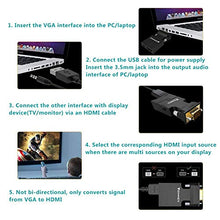 Carica l'immagine nel visualizzatore di Gallery, Adattatore da VGA a HDMI, Convertitore HDMI con a