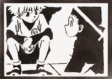 Carica l'immagine nel visualizzatore di Gallery, Poster Hunter x Killua Zoldyck E Gon Freecss Handmade Graffiti Street...