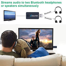 Carica l'immagine nel visualizzatore di Gallery, Carpuride Trasmettitore Bluetooth per cuffie TV PC bluetooth transmitter-1