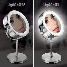 Carica l'immagine nel visualizzatore di Gallery, Lighted Makeup Mirror，NOTENS Double-Sided 1x/10x Magnifying 18 LED Il Giro - Ilgrandebazar