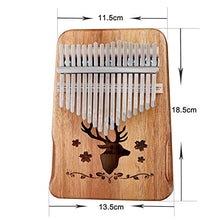 Carica l'immagine nel visualizzatore di Gallery, Kalimba Thumb Piano 17 tasti, Topnaca Finger Con Istruzioni, Mbira... - Ilgrandebazar