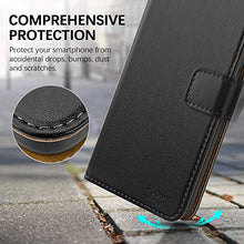 Carica l'immagine nel visualizzatore di Gallery, HOOMIL Cover per Samsung A21S, Galaxy Flip Case in Pelle Nero