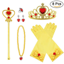 Carica l'immagine nel visualizzatore di Gallery, Vicloon Principessa Dress Up 9 Pezzi Accessori per Ragazze Braid Diadema...