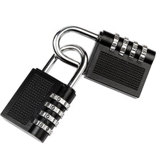 Carica l'immagine nel visualizzatore di Gallery, Anpro 2 Pezzi Lucchetto a combinazione di sicurezza,Lucchetto con 4 7.9cm - Ilgrandebazar