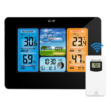 Carica l'immagine nel visualizzatore di Gallery, Powcan Stazione Meteo Automatica Digitale Wireless Meteorologica con Ampio...