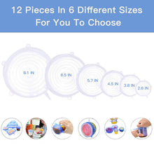 Carica l'immagine nel visualizzatore di Gallery, LOVEXIU Coperchio Silicone, in Silicone 6 different sizes - Ilgrandebazar