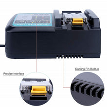 Carica l'immagine nel visualizzatore di Gallery, 2 X 18 V 5,0 Ah BL1850 batteria di ricambio con caricatore 3A per makita... - Ilgrandebazar