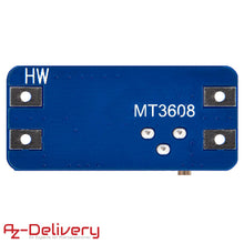 Carica l'immagine nel visualizzatore di Gallery, AZDelivery 5 x MT3608 Modulo Convertitore DC-DC Regolabile Step Up 5x - Ilgrandebazar