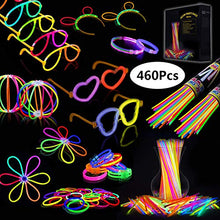 Carica l'immagine nel visualizzatore di Gallery, Josechan Glow Sticks, 200 PCS 8'' Bagliore colorato bastoni Bulk e 200 Pcs - Ilgrandebazar