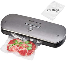 Carica l'immagine nel visualizzatore di Gallery, Macchina Sottovuoto per Alimenti, KitchenBoss G210/Acciaio Inossidabile - Ilgrandebazar