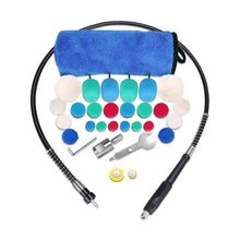 Carica l'immagine nel visualizzatore di Gallery, SPTA 30Pezzi Mini Lucidatrice kit lucidatura auto con adattatore per trapano... - Ilgrandebazar