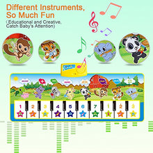 Carica l'immagine nel visualizzatore di Gallery, Tappeto Musicale Bambini, BelleStyle Bambino Piano Playmat Strumento Blu - Ilgrandebazar