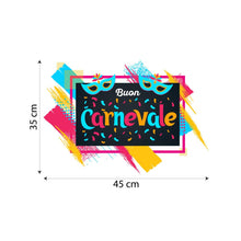 Carica l'immagine nel visualizzatore di Gallery, kina CRC0004 Vetrofania Carnevale 100% Riutilizzabile Decorazioni per... - Ilgrandebazar