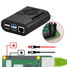 Carica l'immagine nel visualizzatore di Gallery, iuniker Case per Raspberry Pi 4, ABS 4...