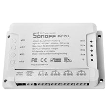 Carica l'immagine nel visualizzatore di Gallery, 4CH Pro R2 WiFi Interruttore Intelligente Wireless 4 Gang PRO - Ilgrandebazar