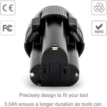 Carica l'immagine nel visualizzatore di Gallery, [2-Pacco]Dosctt 3000mAh Batteria Sostituzione per Makita BL1013 10,8V BL 1013