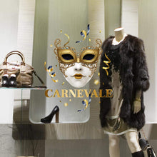 Carica l'immagine nel visualizzatore di Gallery, kina CRC0010 Vetrofania Carnevale 100% Riutilizzabile Decorazioni per... - Ilgrandebazar