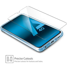 Carica l'immagine nel visualizzatore di Gallery, Leathlux Cover Samsung Galaxy A40 Custodia Trasparente + Pellicola Vetro... - Ilgrandebazar