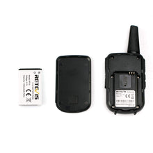 Carica l'immagine nel visualizzatore di Gallery, Retevis RT15 Mini Walkie Talkie 2W 208DCS Squelch Professionali 5 Pezzi, Nero - Ilgrandebazar