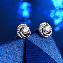Carica l'immagine nel visualizzatore di Gallery, Orecchini Donna Argento 925, con Classici in Zirconia 5A, Regalo...