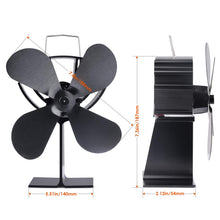 Carica l'immagine nel visualizzatore di Gallery, Albrillo Ventilatore Elettrico per Camino, a Comando Termico con... - Ilgrandebazar