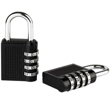 Carica l'immagine nel visualizzatore di Gallery, Anpro 2 Pezzi Lucchetto a combinazione di sicurezza,Lucchetto con 4 7.9cm - Ilgrandebazar