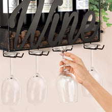 Carica l'immagine nel visualizzatore di Gallery, Tinyuet Scatola per Vino da Parete | Portabottiglie e Vetro | Wine - Ilgrandebazar