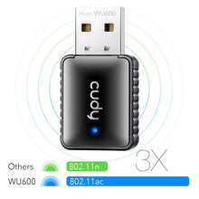 Carica l'immagine nel visualizzatore di Gallery, Cudy Adattatore USB Scheda di Rete, 600Mbps Wifi AC 600 Mbit/s WLAN Stick - Ilgrandebazar