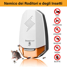 Carica l'immagine nel visualizzatore di Gallery, Deepmart® DM60 | Repellente ad Ultrasuoni per Topi - Scacciatopi - Ilgrandebazar