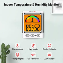 Carica l'immagine nel visualizzatore di Gallery, ThermoPro TP52 Termometro Igrometro Interno Digitale Misuratore di... - Ilgrandebazar