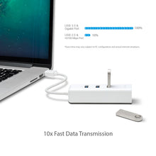 Carica l'immagine nel visualizzatore di Gallery, TP-Link Adattatore di rete 2 in 1, USB 3.0 con 3 porte e Gigabit Bianco - Ilgrandebazar