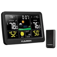 Carica l'immagine nel visualizzatore di Gallery, FLOUREON Stazione Meteorologica Automatica Digitale Wireless Meteo... - Ilgrandebazar
